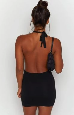 BB Exclusive Mimosa Knit Dress Black Dresses