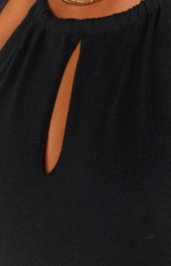 BB Exclusive Mimosa Knit Dress Black Dresses