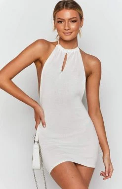 BB Exclusive Dresses Mimosa Knit Dress White