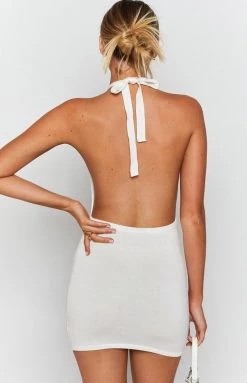 BB Exclusive Dresses Mimosa Knit Dress White