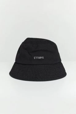 Minimal Thrills Washed Black Bucket Hat