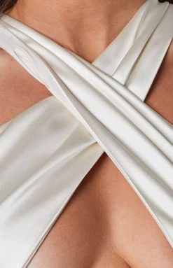 BB Exclusive Dresses Mirah Cream Midi Dress