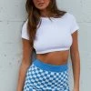 Beginning Boutique Bottoms Miyah Blue Bike Shorts