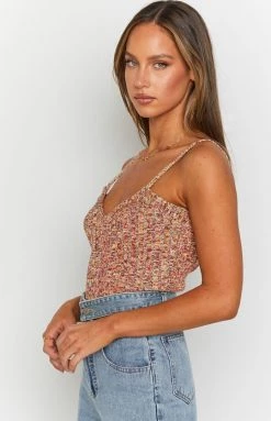 Beginning Boutique Moody Cropped Cami Multi