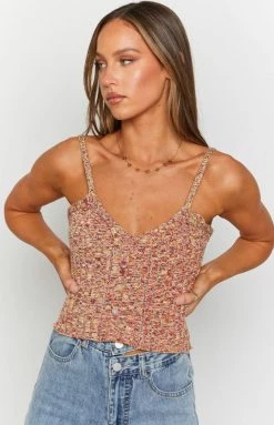 Beginning Boutique Moody Cropped Cami Multi