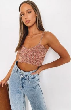 Beginning Boutique Moody Cropped Cami Multi