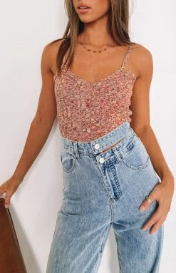 Beginning Boutique Moody Cropped Cami Multi