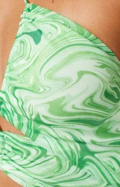 Beginning Boutique Dresses Morena Green Midi Dress