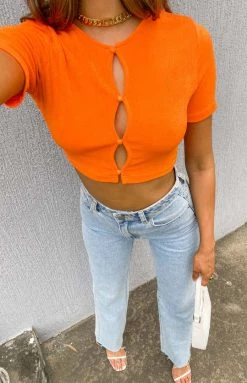 BB Exclusive Moscow Crop Top Orange Tops 14 BB Exclusive Moscow Crop Top Orange Tops