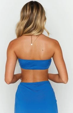 BB Exclusive Tops Murphy Cobalt Bandeau Top