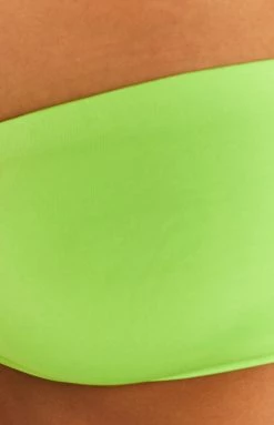 BB Exclusive Tops Murphy Lime Bandeau Top