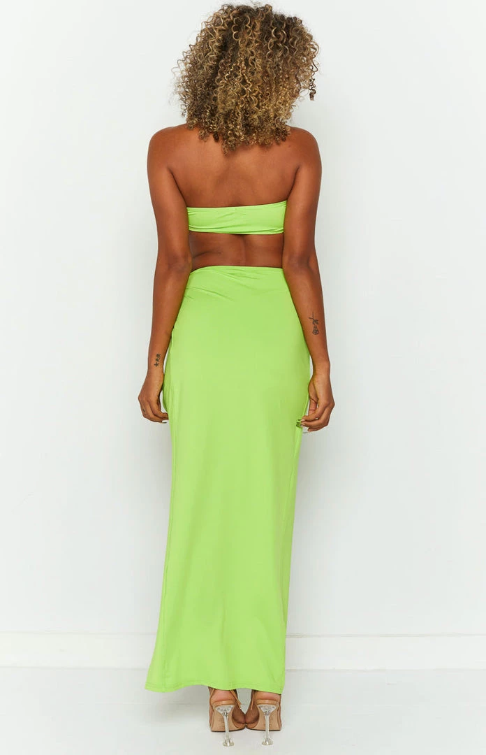 BB Exclusive Murphy Lime Midi Skirt Bottoms 5 BB Exclusive Murphy Lime Midi Skirt Bottoms