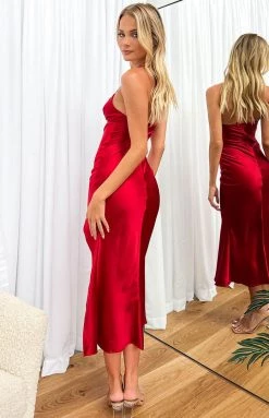 BB Exclusive Dresses My Day Red Maxi Dress