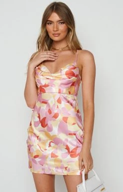 BB Exclusive Dresses Mystery Yellow Floral Mini Dress