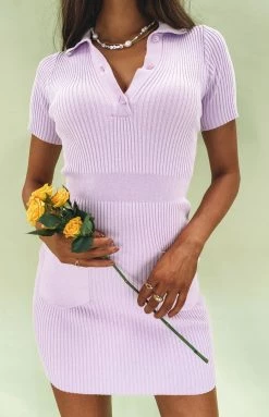 BB Exclusive NY Polo Dress Lilac Dresses