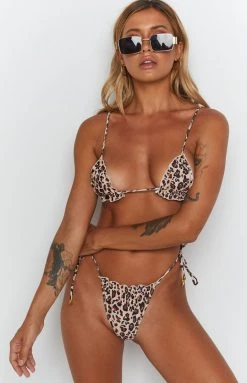 Swimwear 9.0 Swim Nadie Bikini Bottoms Natural Leopard