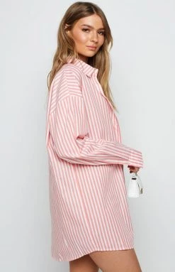 BB Exclusive Nantes Shirt Dress Pink