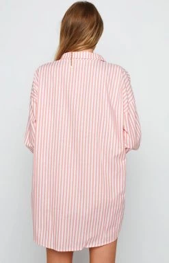 BB Exclusive Nantes Shirt Dress Pink
