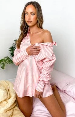 BB Exclusive Nantes Shirt Dress Pink