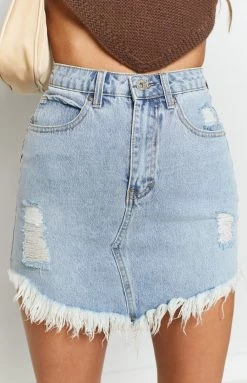 BB Exclusive Naya Skirt Blue Denim