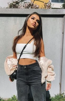 Beginning Boutique Nellie Crop White