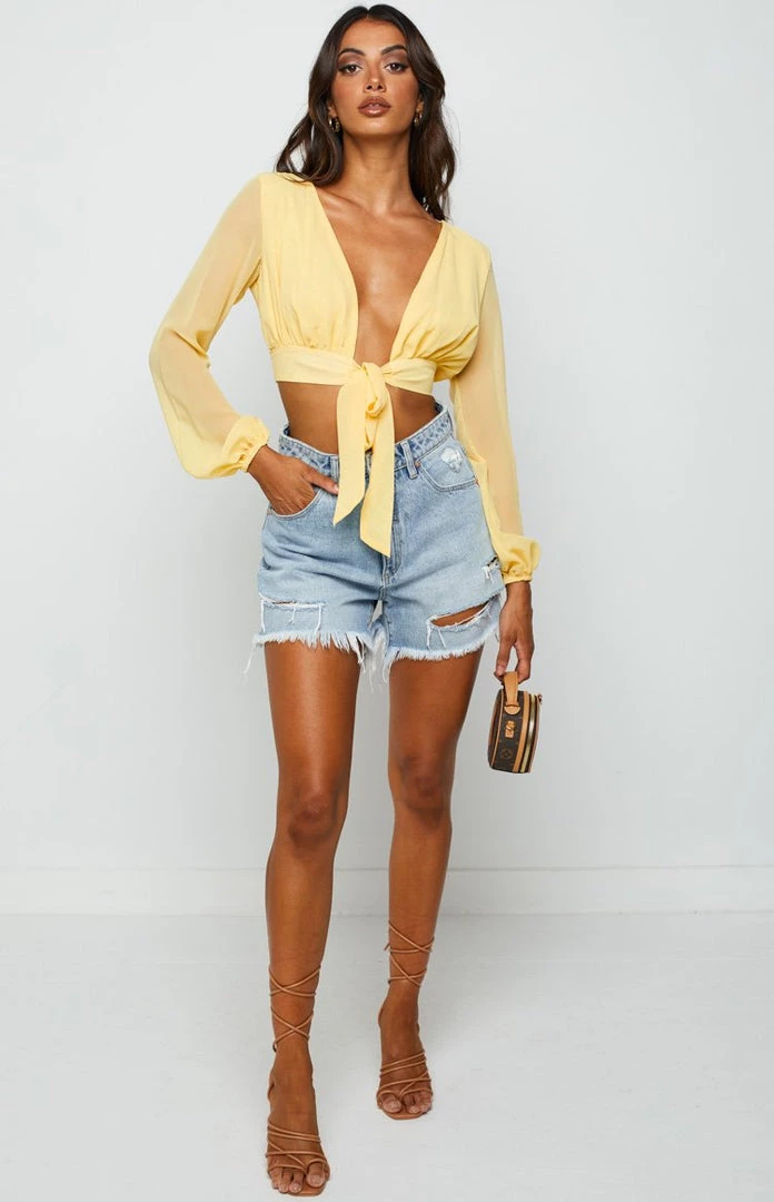 BB Exclusive Tops Neptune Long Sleeve Top Lemon 2 BB Exclusive Tops Neptune Long Sleeve Top Lemon