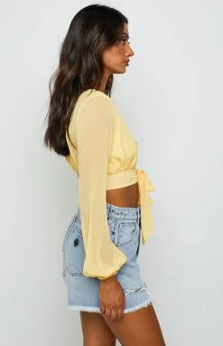 BB Exclusive Tops Neptune Long Sleeve Top Lemon 10 BB Exclusive Tops Neptune Long Sleeve Top Lemon