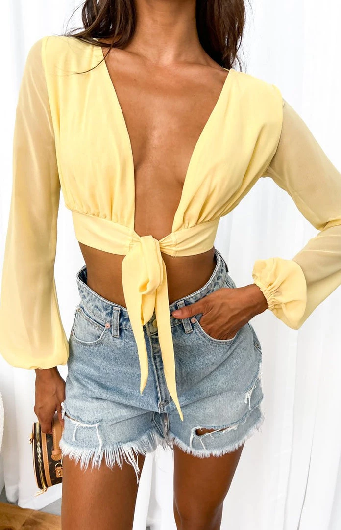 BB Exclusive Tops Neptune Long Sleeve Top Lemon 7 BB Exclusive Tops Neptune Long Sleeve Top Lemon