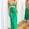 Beginning Boutique New Day Green Maxi Dress Dresses