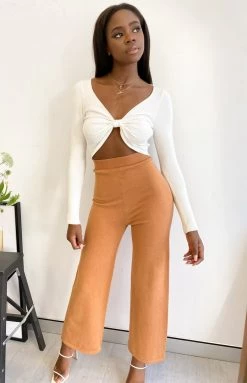 BB Exclusive Nice Knit Pants Rust Bottoms