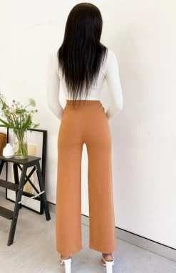 BB Exclusive Nice Knit Pants Rust Bottoms