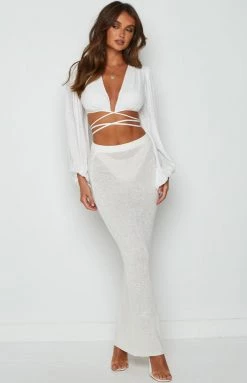 Beginning Boutique Nikki Tie Up Top White 14 Beginning Boutique Nikki Tie Up Top White