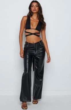 BB Exclusive Tops Niomi Crop Top Black