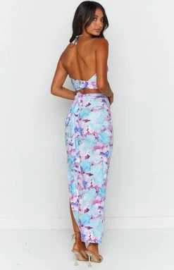 BB Exclusive Bottoms Niomi Floral Midi Skirt