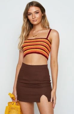 BB Exclusive Nova Orange Crochet Top Tops 9 BB Exclusive Nova Orange Crochet Top Tops