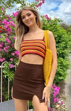 BB Exclusive Nova Orange Crochet Top Tops 13 BB Exclusive Nova Orange Crochet Top Tops