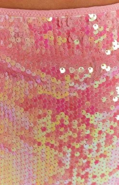 BB Exclusive Nyra Pink Sequin Bottoms New 16 BB Exclusive Nyra Pink Sequin Bottoms New