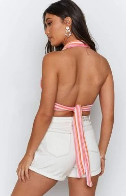 BB Exclusive Beach Knit Halter Multi