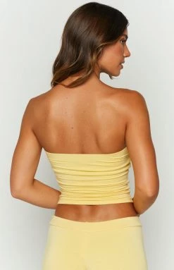 Tops OMIGHTY Aloha Boob Tube Butter