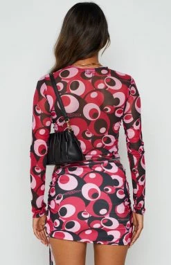 Bottoms OMIGHTY Bobble Mini Skirt Pink 11 Bottoms OMIGHTY Bobble Mini Skirt Pink