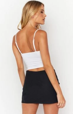 Tops OMIGHTY I Am So A Virgin Cami White