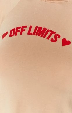 Tops OMIGHTY Off Limits Baby Tee