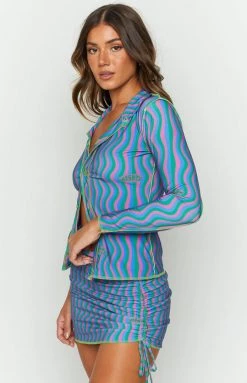 OMIGHTY Squiggly Skirt Purple Bottoms