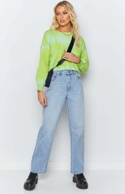 BB Exclusive Overland Bleach Sweater Green Outerwear