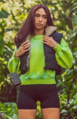 BB Exclusive Overland Bleach Sweater Green Outerwear