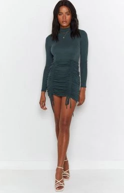 BB Exclusive Dresses Oaklynn Mini Dress Khaki