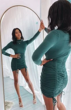 BB Exclusive Dresses Oaklynn Mini Dress Khaki