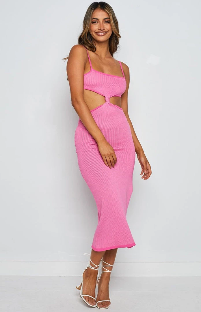 BB Exclusive Dresses Oblivion Pink Midi Dress 3 BB Exclusive Dresses Oblivion Pink Midi Dress