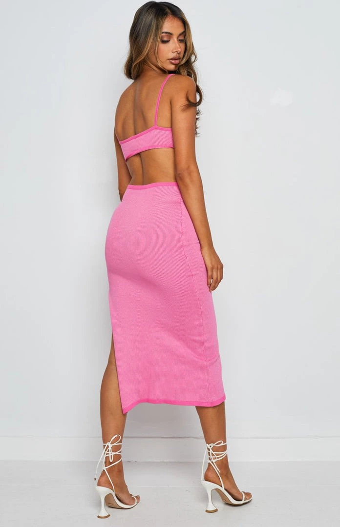 BB Exclusive Dresses Oblivion Pink Midi Dress 5 BB Exclusive Dresses Oblivion Pink Midi Dress