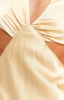 BB Exclusive Orchid Champagne Maxi Dress Dresses